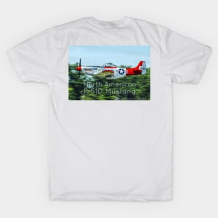 2-Sided P-51D Mustang Flyby T-Shirt